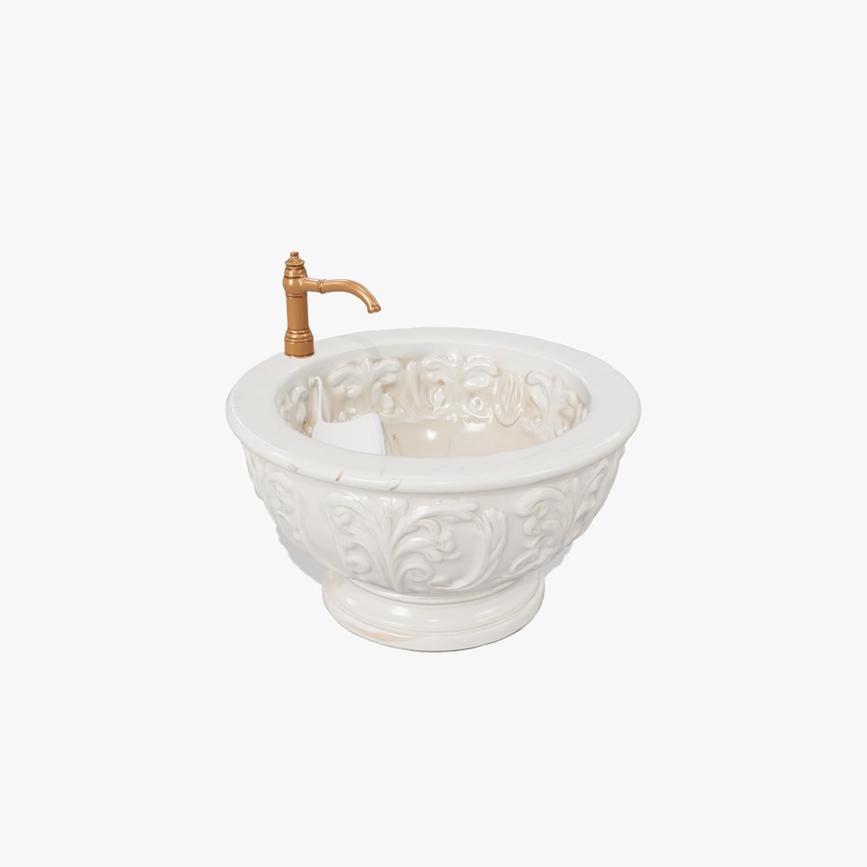 Elegant Marble Basin model pack